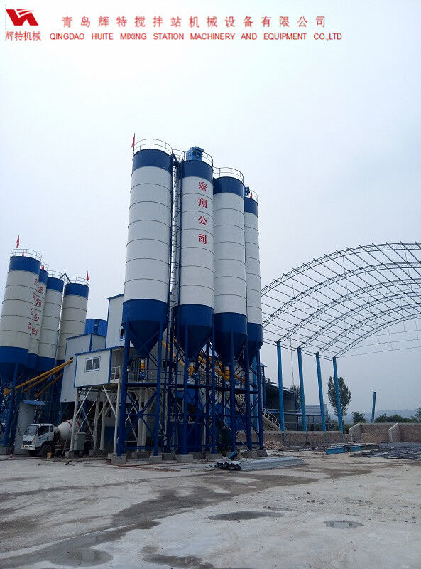 輝特混凝土攪拌站HZS120---直觀的操作畫(huà)面，簡(jiǎn)單易懂