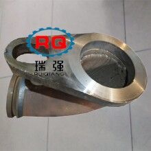 泵車配件廠家直銷中聯(lián)泵車通鋪耐磨焊接鉸鏈10萬方變徑管直管彎管5萬方